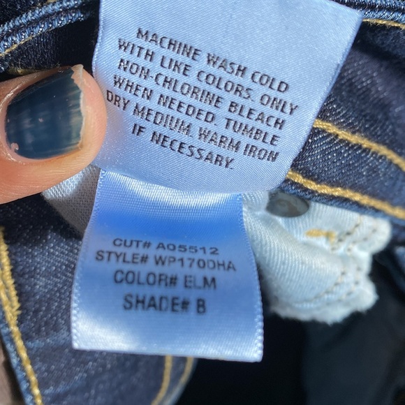 Hudson Elm Blue Denim Cotton Bootcut Low Rise 28 - Picture 6 of 11